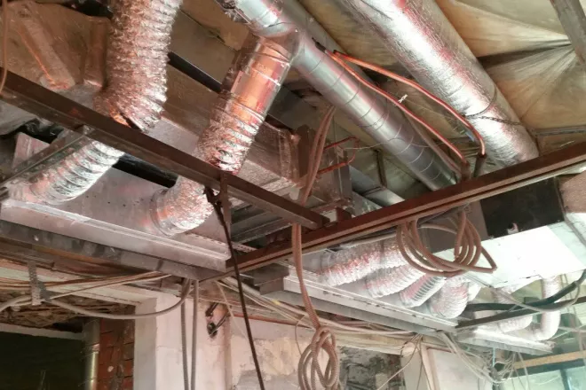 сеть вентиляционных каналов