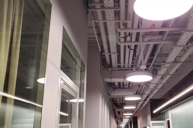 система увлажнения в офисе Яндекс, фото 7