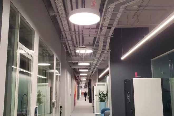 система увлажнения в офисе Яндекс, фото 10