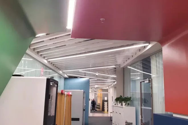 система увлажнения в офисе Яндекс, фото 15