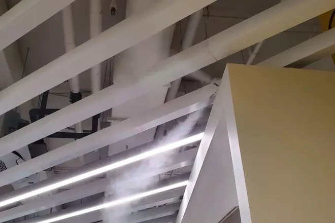 система увлажнения в офисе Яндекс, фото 16