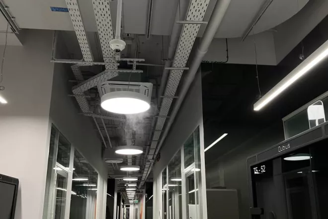 система увлажнения в офисе Яндекс, фото 25