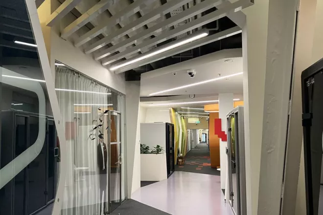 система увлажнения в офисе Яндекс, фото 27