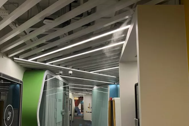 система увлажнения в офисе Яндекс, фото 28