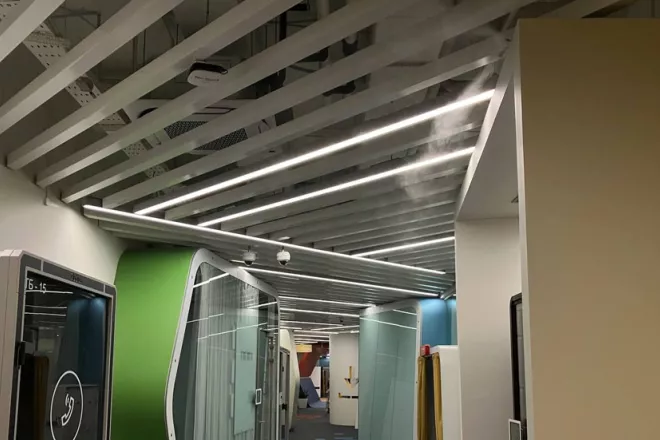 система увлажнения в офисе Яндекс, фото 34