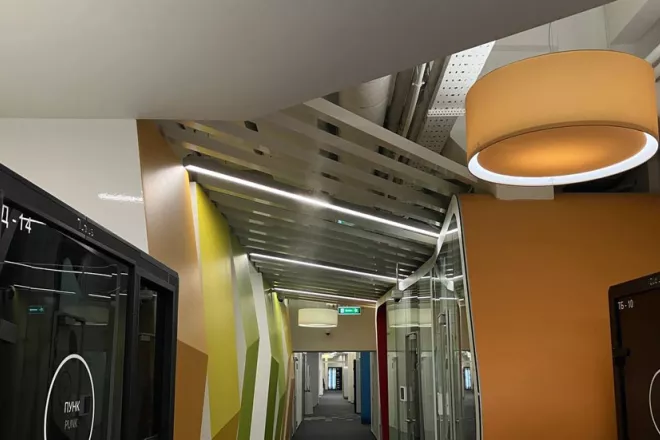 система увлажнения в офисе Яндекс, фото 35