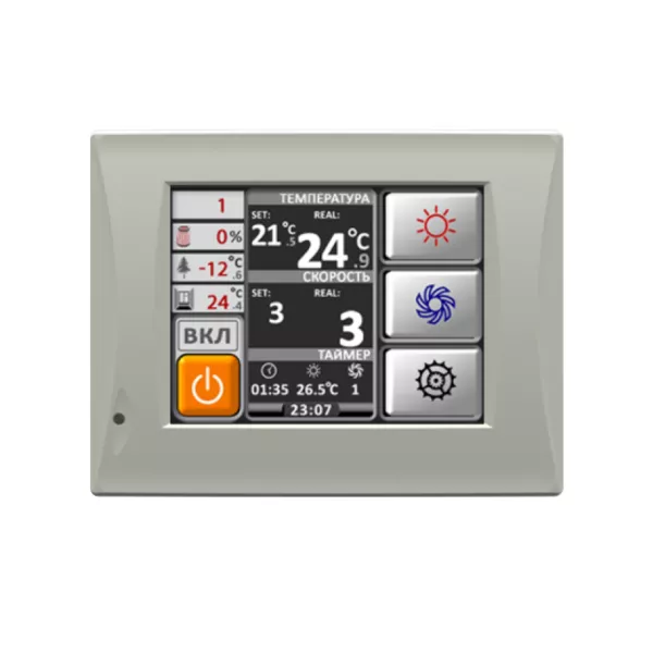 Alasca ECO V500 EC W пульт управления приточно-вытяжной вентиляционной установкой, фото 1
