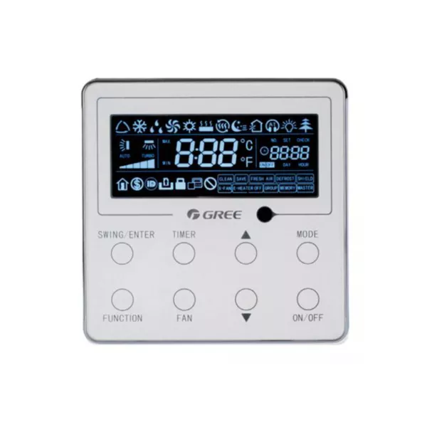 Gree GFH(18)EA-K6DNA1B/I R32 пульт управления канальной сплит системой