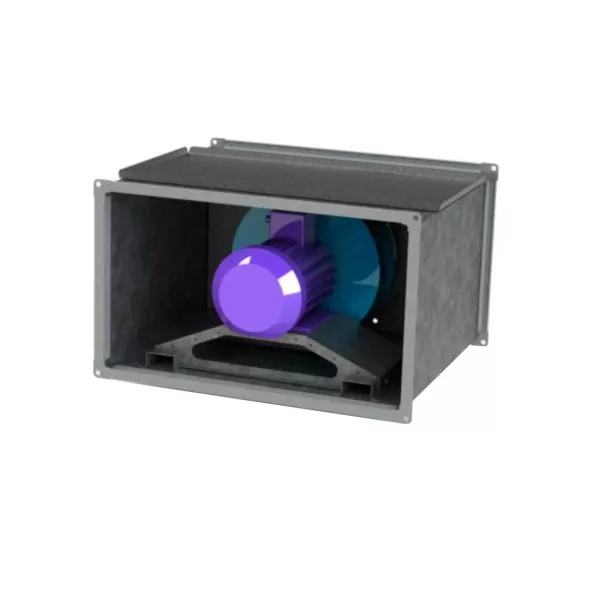 Naveka VA23- 5025 (220; 0,55 кВт) прямоугольный канальный вентилятор