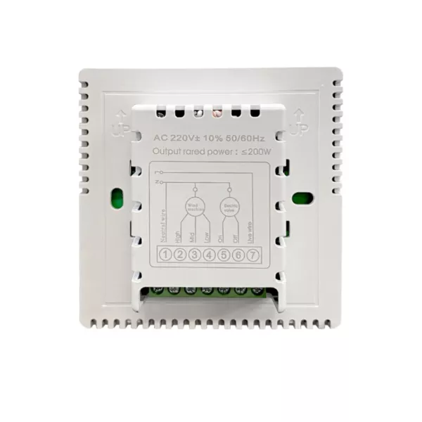 Naveka V(EC1)- 125(Bs190) (пластиковый корпус) (0,09 кВт) пульт управления круглым канальным вентилятором, фото 3