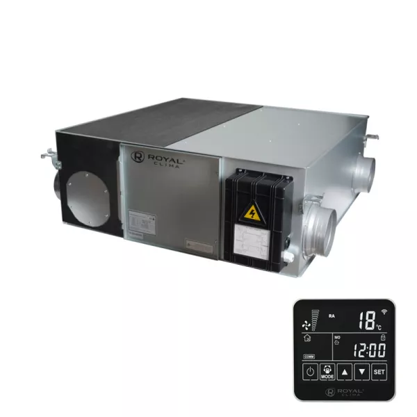 ROYAL CLIMA RCS-1300-P 3.0 приточно-вытяжная установка с пластинчатым рекуператором