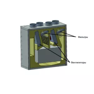 Alasca ECO V200 AC E приточно-вытяжная вентиляционная установка, фото 2