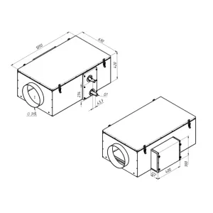 Alasca P500EC W приточная вентиляционная установка, фото 7