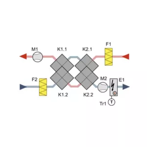 Alasca R2000HAC E приточно-вытяжная вентиляционная установка, фото 4