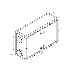 Alasca R700H EC E приточно-вытяжная вентиляционная установка, фото 3